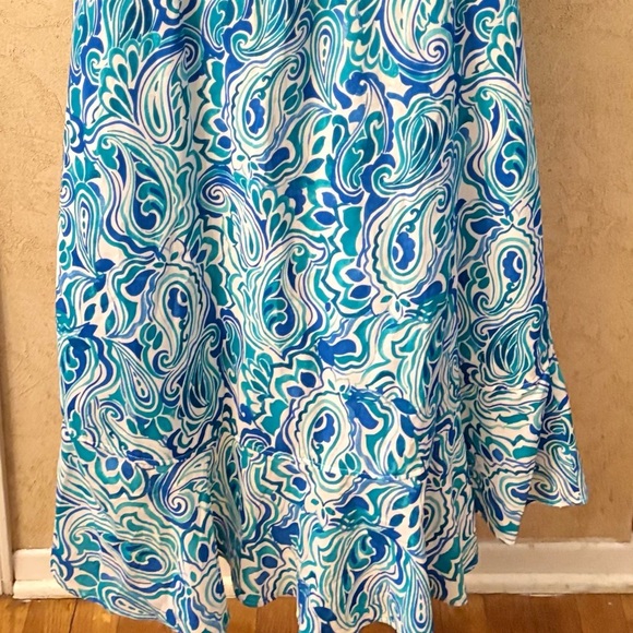 VENUS Multicolor High Low Ruffle Hem Maxi  Dress* - Picture 11 of 12